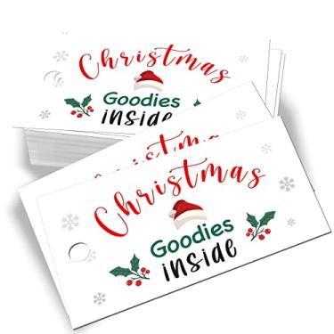 Imagem de 100 mini presentes de Natal dentro de cartões de agradecimento de negócios de Natal compra cartões de agradecimento ao cliente cartões de agradecimento para proprietários de pequenas empresas