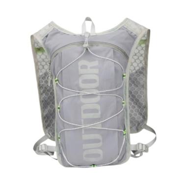 Imagem de menolana Mochila de hidratação, mochila de corrida, colete de hidratação, bolsa esportiva, de água para corrida, escalada, ciclismo, camping, Cinza