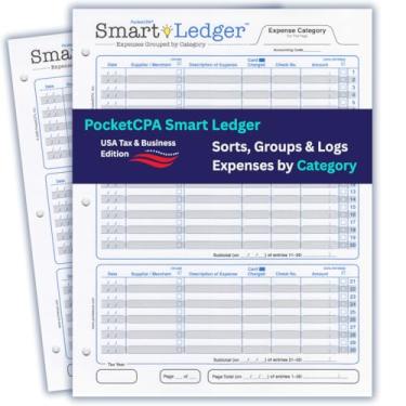 Imagem de PocketCPA Smart Ledger - Ordena, agrupa e registra despesas por categoria/contabilidade e organizador de despesas de pequenas empresas/contabilidade sem esforço, rastreamento de despesas e preparação