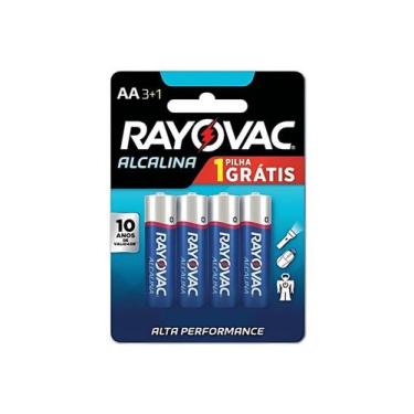 Imagem de Pilha Alcalina Rayovac Tamanho Aa Com 4 - Leve 4 Pague 3