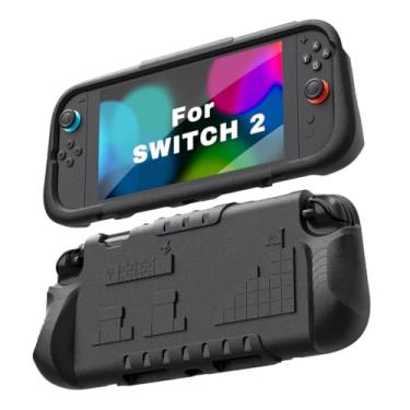 Imagem de Kid Friendly Protective Case for Nintendo Switch 2 (2025) with Game Card Slots,Ultra-Light Anti-Fall & Shockproof EVA Switch 2nd Protection Cover with Ergonomic Grip, Durable Gaming Shell for Teens
