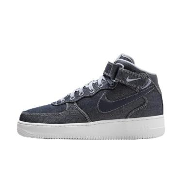 Imagem de Nike Tênis feminino Air Force 1 '07 Mid (DD9625-400, obsidiana/branco cúpula/ardósia cinza), Obsidiana/Summit Branco/Ardósia cinza, 37