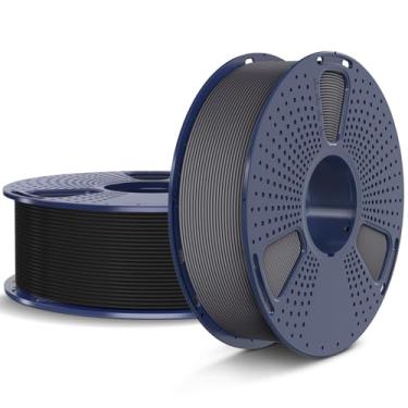 Imagem de SUNLU Pacote de Filamento de Impressora 3D Pla Matte 1,75 Mm, Filamento Pla Super Bem Enrolado com Acabamento Fosco, Impressão com Impressoras 3D 99% Fdm, Carretel de 1 Kg(2,2 Libras) 2 Pacotes, Preto