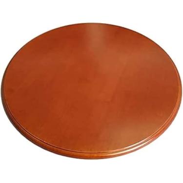 Imagem de Bandeja Giratória Grande De Madeira Lazy Susan Para Jantares, Refeições E Eventos Em Família