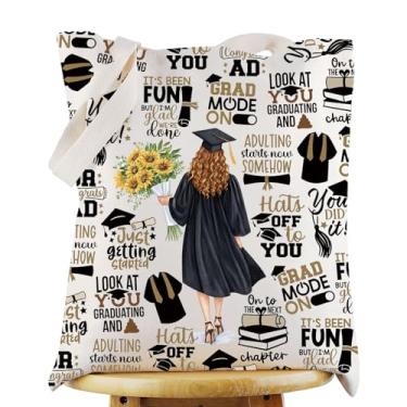 Imagem de G2TUP Bolsa de pós-graduação presente de formatura It's Been Fun But I'm Glad We're Done Bolsa de ombro de pós-graduação Mercadoria de mestrado (It's Been Fun TG)