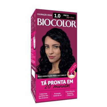 Imagem de Tinta de Cabelo Biocolor Mini Kit Preto Fundamental 1.0