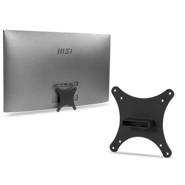 Imagem de Braço de monitor/suporte VESA adaptador compatível com monitor MSI (MD271UL, MD271ULDE) - 75 x 75 mm 100 × 100 mm preto