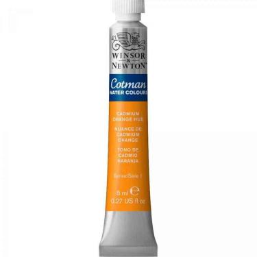 Imagem de Aquarela Cotman W&N Tubo 090 Cadmium Orange Hue 8Ml