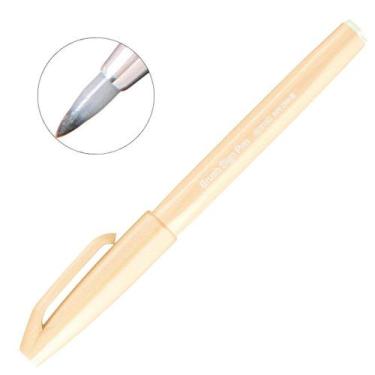 Imagem de Caneta Pincel Brush Sign Pentel Lettering Desenho Caligrafia, Laranja 