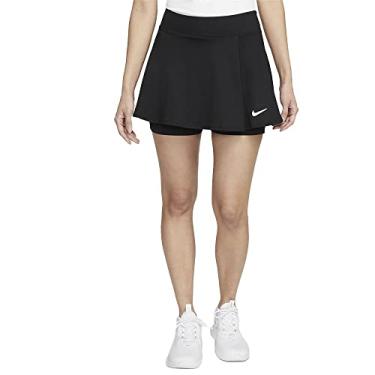 Imagem de Nike Saia feminina Dri-fit Victory Flouncy, Preto/branco, G
