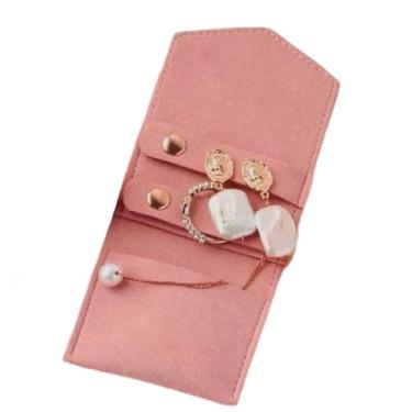 Imagem de Maleta Para Joias De Viagem,Organizador De Joias Portátil E Dobrável | Organizador para Férias Bolsa Mochila Casa