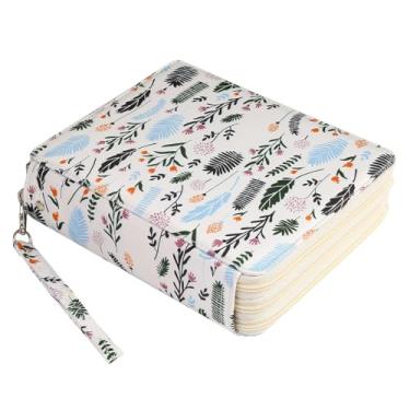 Imagem de Lbxgap Estojo Organizador Portátil Colorido Com 124 Compartimentos E Padrão De Impressão Para Canetas Aquarela Ou Marcadores, Artista