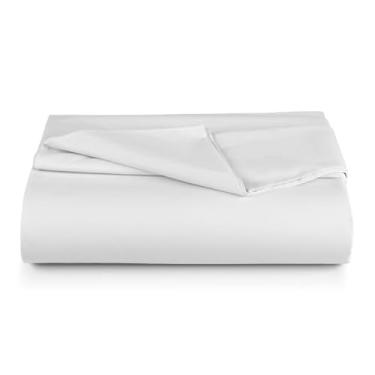 Imagem de Lençol Casal Sem Elástico Encanto, 150 Fios, 100% Algodão, Branco