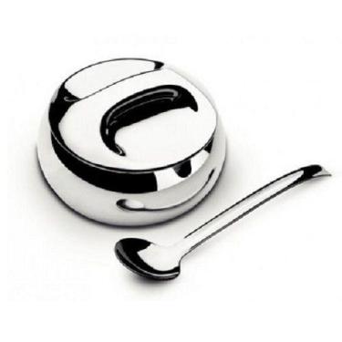 Imagem de Açucareiro com colher 2 peças em Aço Inox - 64400/500 - Tramontina