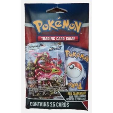 Imagem de Pokemon Trading Card Game TCG 25 Pack with 1 Foil Gauranteed with Randomly Inserted Ultra Rares