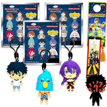 Imagem de Monogram International Inc. Shangri-La Frontier Blind Bags Set - Bundle with 3 Figural Bag Clips Plus Bookmark, More for Kids, Boys, Girls | Shangri-La Frontier Goodie Bags for Teens, Adults