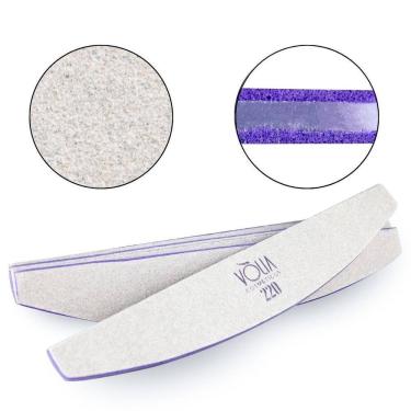 Imagem de Kit 05 Lixas Bumerangue Lavável Vlia Gramatura 220 Unhas