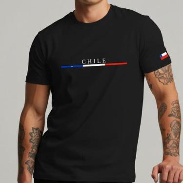 Imagem de Camisa Masculina Listra Chile Minimalista Casual Algodão - NoBrand, Pr