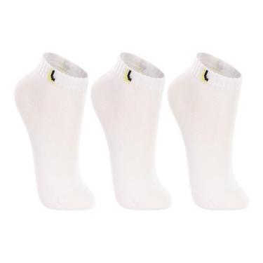 Imagem de Meia Lupo Infantil 2725 Kit 3 Pares, Branco, 30-36