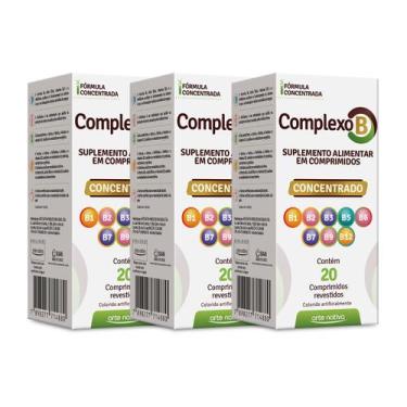 Imagem de Kit 3 und Complexo B Concentrado 20 Cpr - Arte Nativa