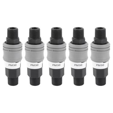 Imagem de Auto-travamento rápido Connect, 5Sets SM+PM-30 Perfis de PVC C Mangueira do tipo conecta o encaixe para embalagens automotivas eletrônicas de máquinas e mais (SM+PM-30)