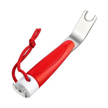 Imagem de Fenteer Ferramenta de encaixe para de barco, tendas práticas para velejadores, roupas de pescador, que não afundam na água, toldos de metal duráveis, Vermelho