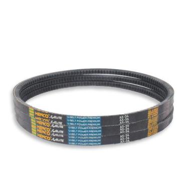 Imagem de Kit Correia em V Dentada Ax-34 Elite (3und) - Menco