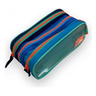 Imagem de Estojo Puket Triplo Customizável Color Block Puket Menino