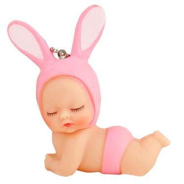 Imagem de DIY Sleeping Baby Birthday Cake Decorações de cozimento Boneca Boneca 
