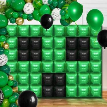 Imagem de Kit de videogame Balloon Arch Garland, 50 unidades de papel alumínio q