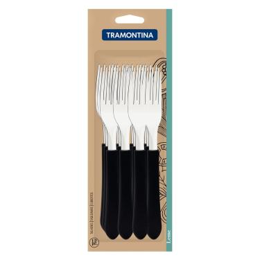 Imagem de Conjunto de Garfos de Mesa Leme com Lâminas em Aço Inox 12 Peças Tramontina