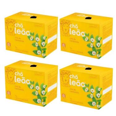 Imagem de Kit 4 Chá Leão Camomila 15 Sachês 15g