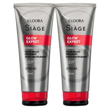 Imagem de Kit 2 Condicionador Eudora Siàge Glow Expert 250ml