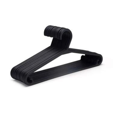 Imagem de Cabide Plástico Roupa Calça Camisa 40Un Adulto Multiuso - Dasplast