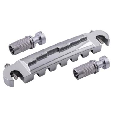 Imagem de DIAO79NI Guitarra elétrica ajustável de 52 mm em volta da ponte para Les Paul SG LP Junior (cromado)