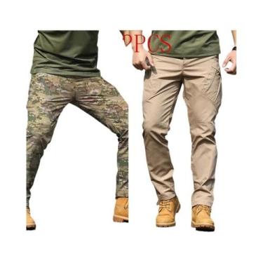 Imagem de Calças Táticas Camufladas Slim Fit Impermeáveis E Respiráveis Para Tre