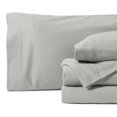 Imagem de Springtree Home Lençóis de flanela portuguesa de luxo | Lençóis de flanela tamanho casal | 100% algodão | Conjunto de lençóis ultramacios, quentes e respiráveis | Jogo de lençol de inverno com bolso