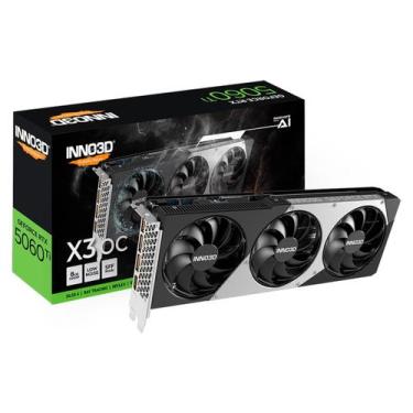 Imagem de Gpu INNO3D Geforce RTX 5060 TI 8GB 128BITS GDDR7 X3 OC N506T3-08D7X-19