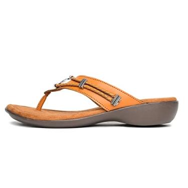Imagem de Minnetonka Women's Silverthorne 360 Sandal, Cognac, 6 M