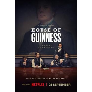 Imagem de Pôster do filme House of Guinness 2025 para decoração de quarto de meninos e meninas pôster de presente de arte de parede 40,6 x 61 cm, sem moldura