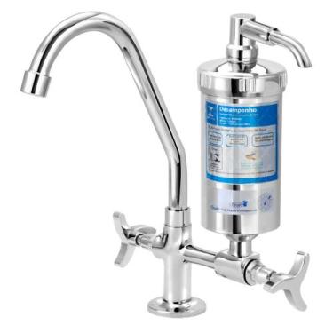 Imagem de Torneira Com Filtro Forusei C36JR Mesa 1/4 Cromado - Forusi