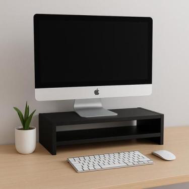 Imagem de Suporte para Monitor MDP 50cm de Mesa Notebook Home Office Ergônomico 