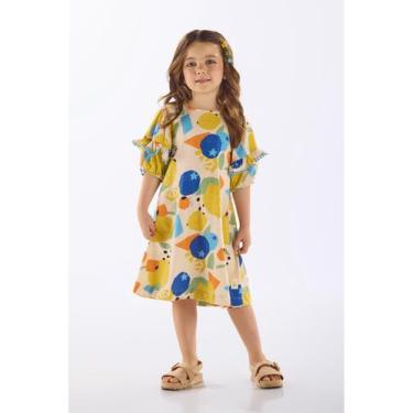Imagem de Vestido Infantil Frutas em Algodão Up Baby, 4