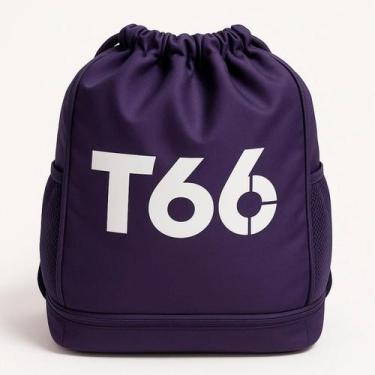 Imagem de Mochila Saco Impermeável T66 Corda Ajustável + Base Com Zíper - SEVEN,