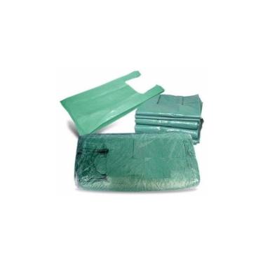 Imagem de Sacola Reciclada Verde 50 Cm X 70 Cm Pacote C/ 300 Und
