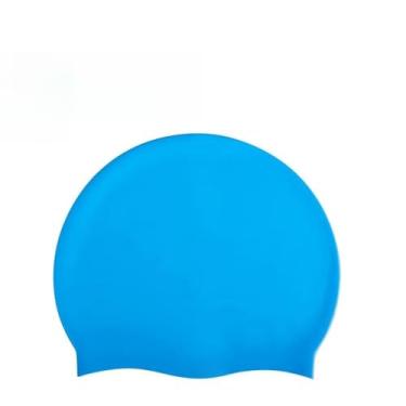 Imagem de Touca De Silicone Para Natação Jovens E Adultos (Azul-Natação(adulto))