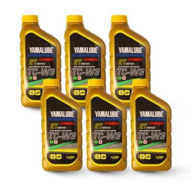Imagem de Kit Yamalube 6 Óleos TC-W3 2 Tempos para Motores de Popa