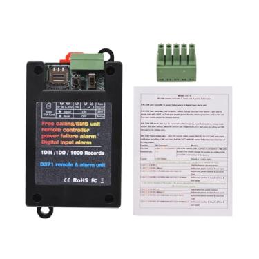 Imagem de Tomvorks Controlador de Portão Remoto GSM 2G, de Alarme para Desligamento, para Portas de Garagem, Persianas, Portões Com Slot SIM, Monitoramento Em Tempo Real, Slot para Cartão Nano SIM, (Preto)