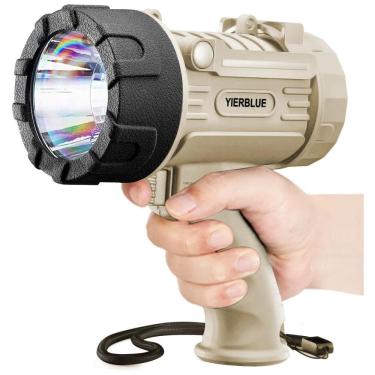 Imagem de Holofote Recarregável YIERBLUE com 1500 Lúmens de LED, Resistente à Água IP67, Luz de B...