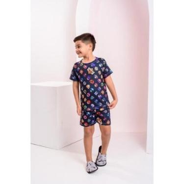 Imagem de Pijama kids Manga Curta Personagens Brawn Stars-Masculino